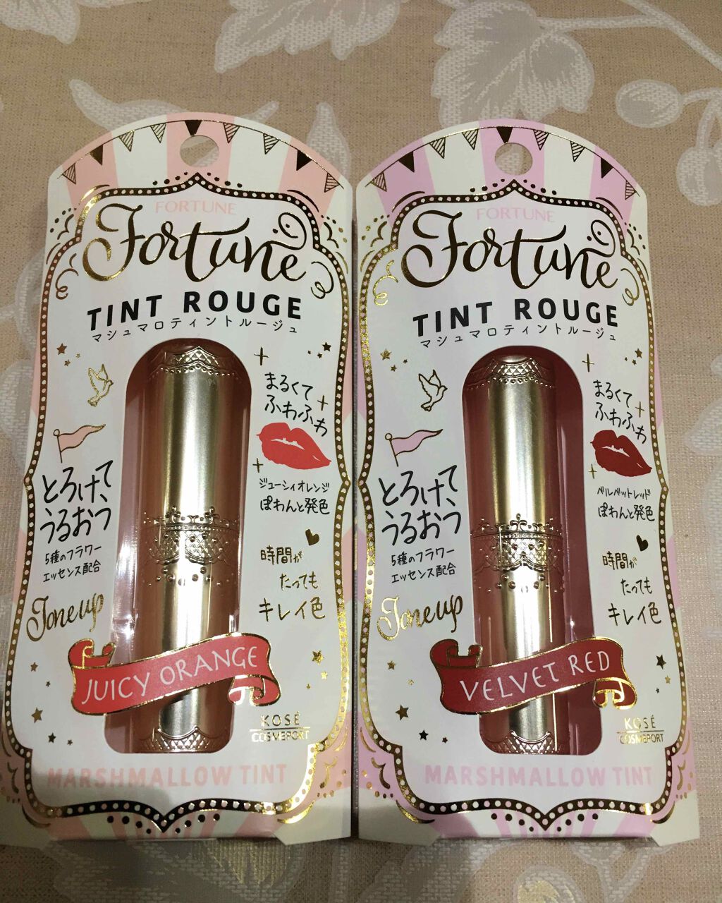 マシュマロティントルージュ/フォーチュン/リップティントを使ったクチコミ（1枚目）