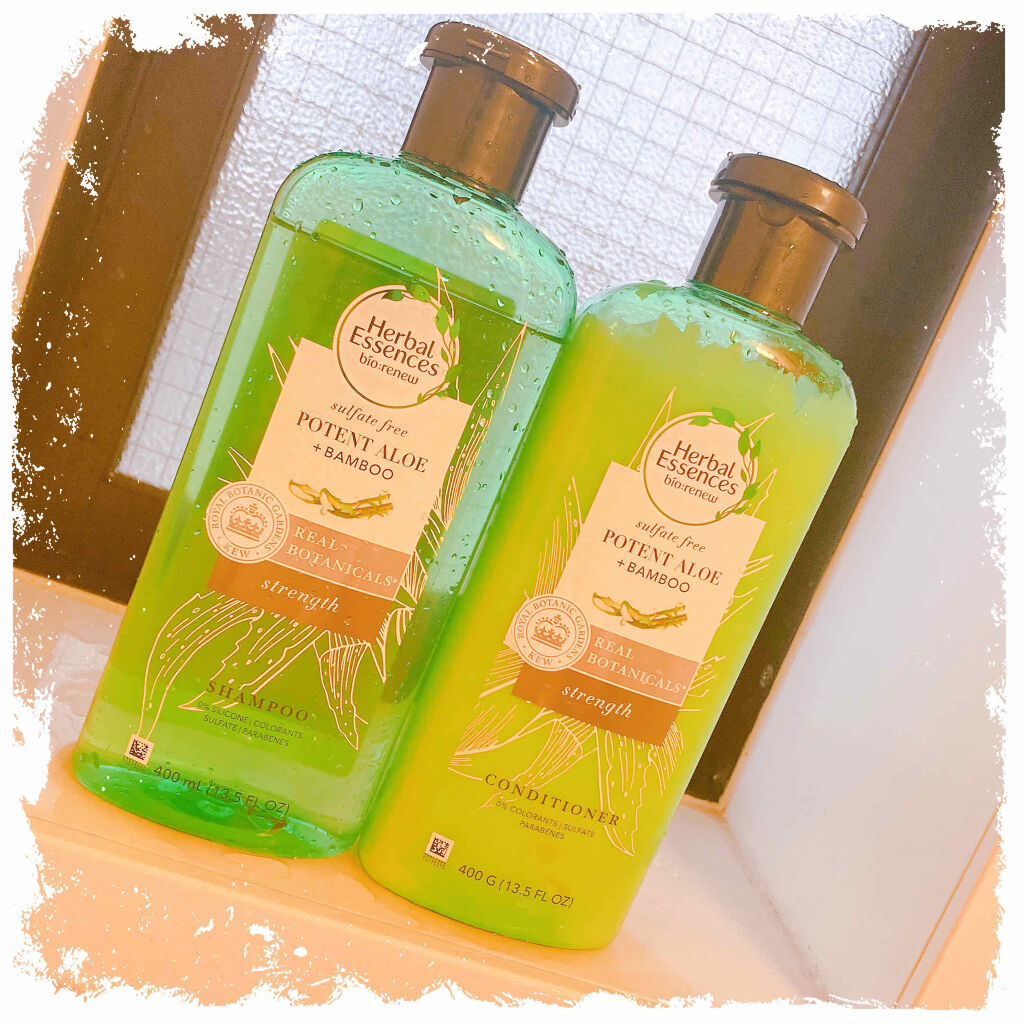 ビオリニュー アロエ＆バンブー シャンプー／コンディショナー/ハーバルエッセンス/市販シャンプーを使ったクチコミ（1枚目）