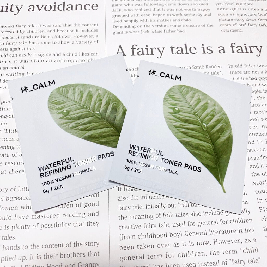 ウォーターフル コンブ茶トナーパッド/HUE_CALM/トナーパッドを使ったクチコミ(1枚目)