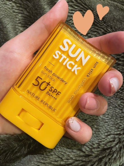 パウダリーUVアロエスティック SPF50+/PA++++/ネイチャーリパブリック/日焼け止めスティックを使ったクチコミ(1枚目)