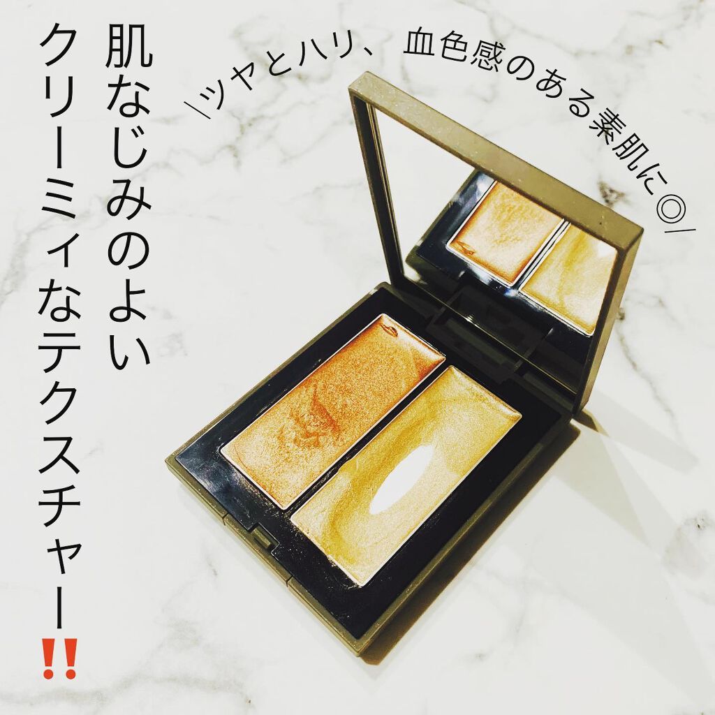 THREE シマリング グロー デュオ/THREE/クリームハイライトを使ったクチコミ(2枚目)