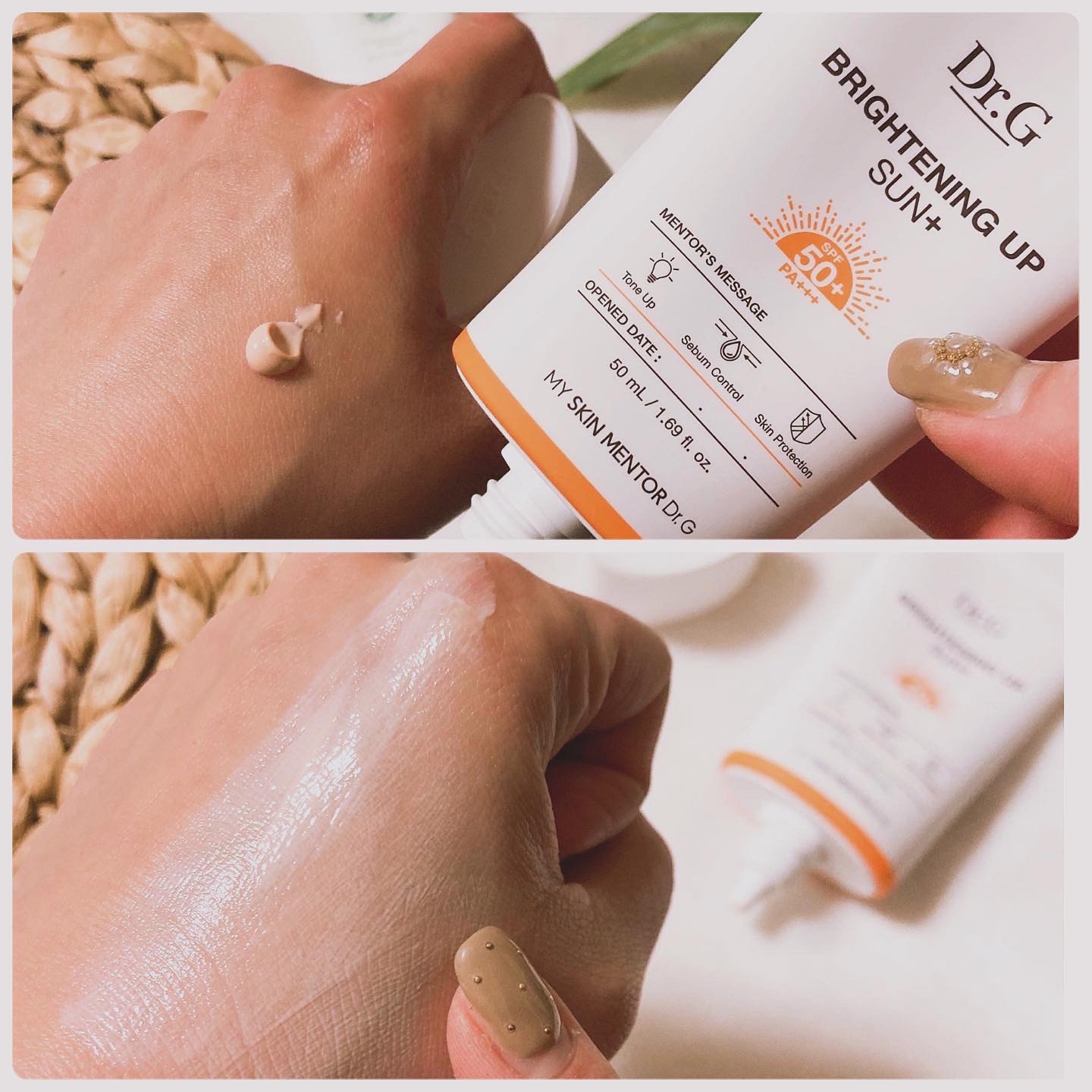 ブライトニングアップサンプラス/Dr.G/日焼け止めクリームを使ったクチコミ（3枚目）