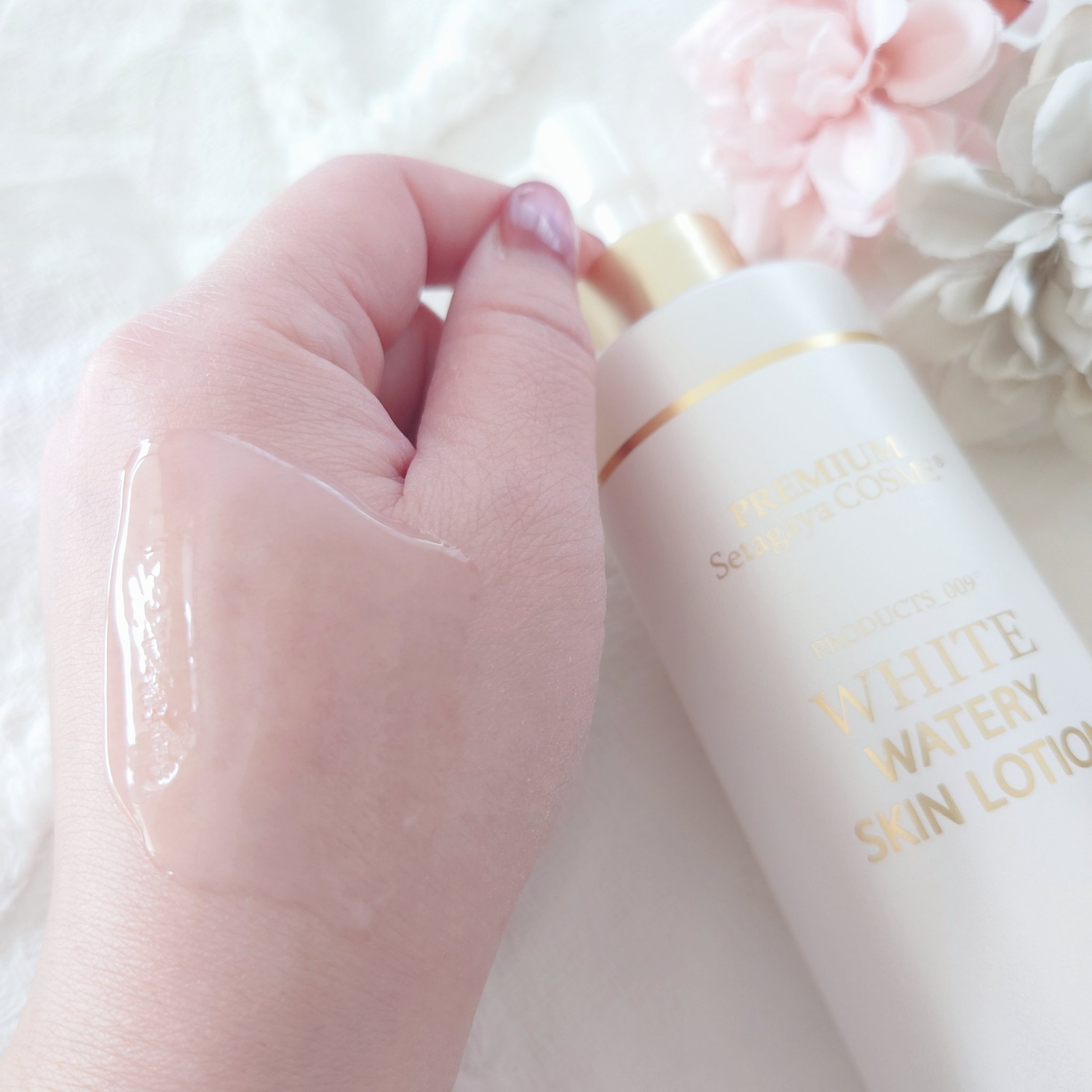 美白ウォータリースキンローション/世田谷コスメ/化粧水を使ったクチコミ（3枚目）