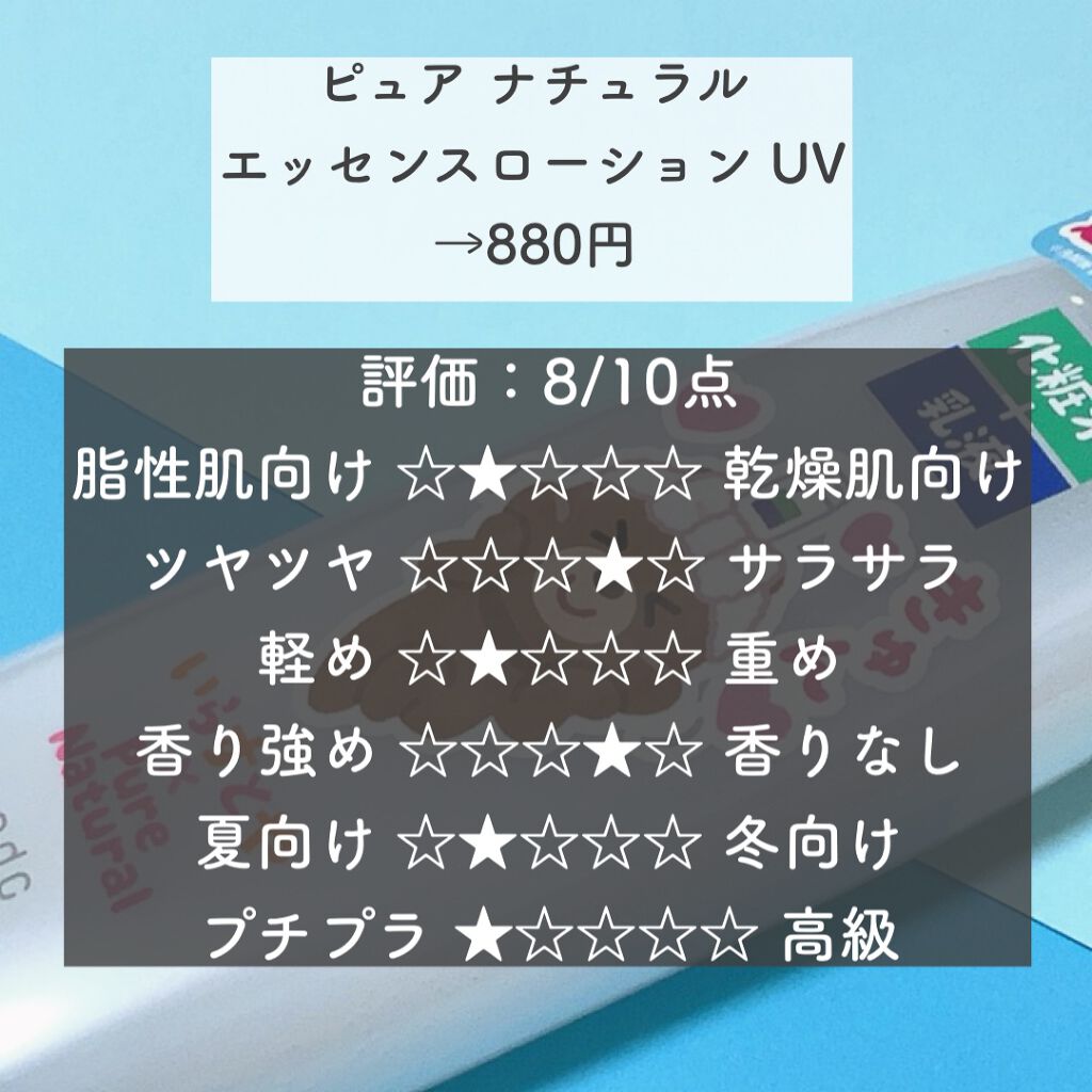 ピュア　ナチュラル　エッセンスローション　ライト/pdc/乳液を使ったクチコミ（2枚目）