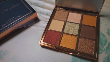 VenusMarble 9色アイシャドウパレット/Venus Marble/アイシャドウパレットを使ったクチコミ(2枚目)