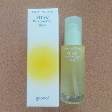 グリーンタンジェリン ビタC ダークスポットケアセラム/goodal/美容液を使ったクチコミ(1枚目)