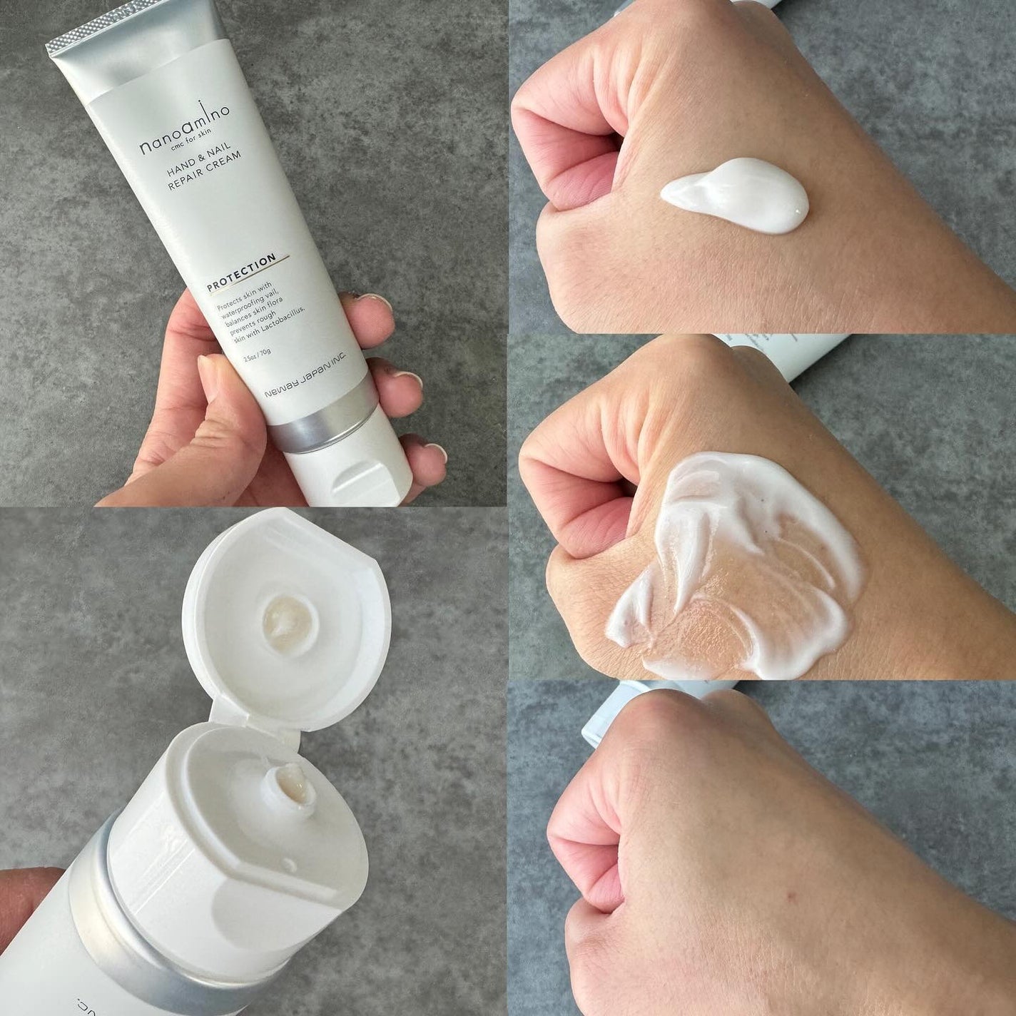 ハンド&ネイル リペア クリーム プロテクション/ナノアミノ/ネイルオイル・トリートメントを使ったクチコミ(3枚目)
