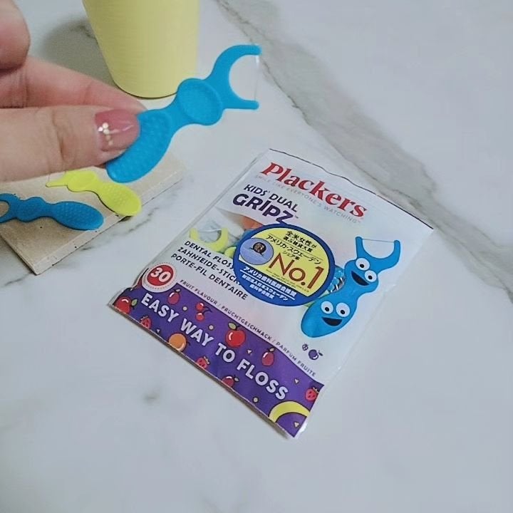 みぃ on LIPS 「Plackersデンタルフロス マイクロクリーンキッズフルーツ..」(6枚目)