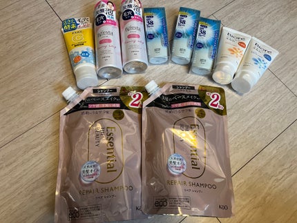 えり on LIPS 「LIPS購入品が届いた🙌#シャンプー#洗顔#日焼け止めなくなり..」(1枚目)