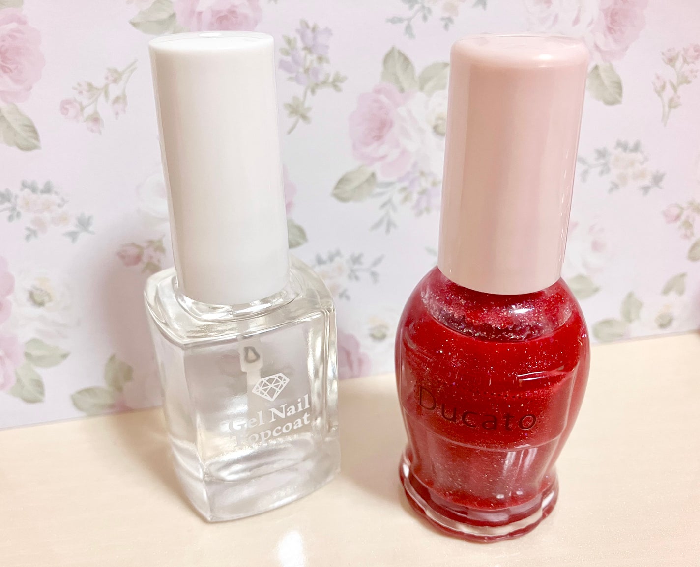 LJ ジェルネイル トップコート オーロラ/セリア/ジェルネイルを使ったクチコミ(4枚目)