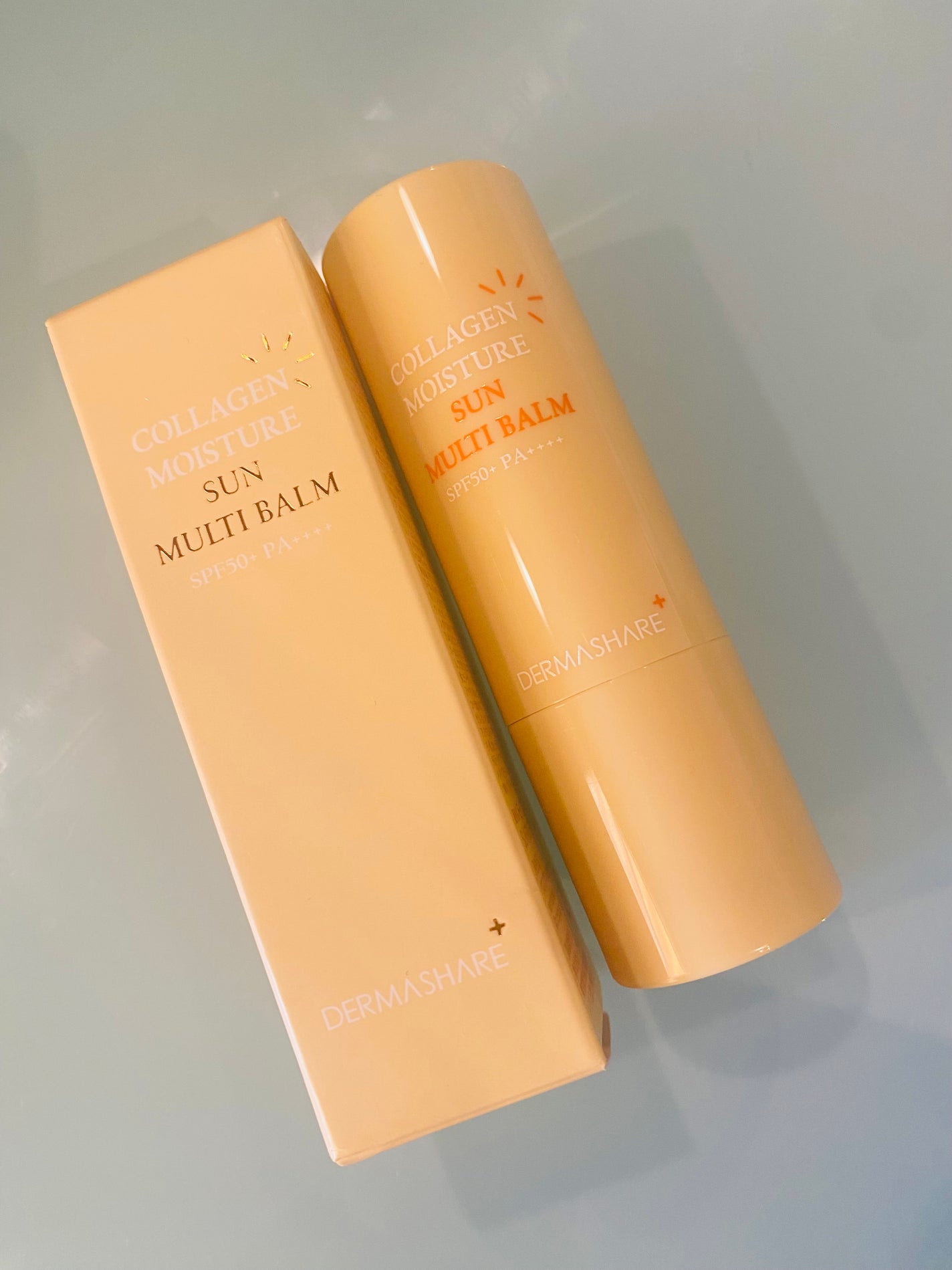 コラーゲンモイスチャーSUNマルチバーム/DERMASHARE/日焼け止めスティックを使ったクチコミ(1枚目)