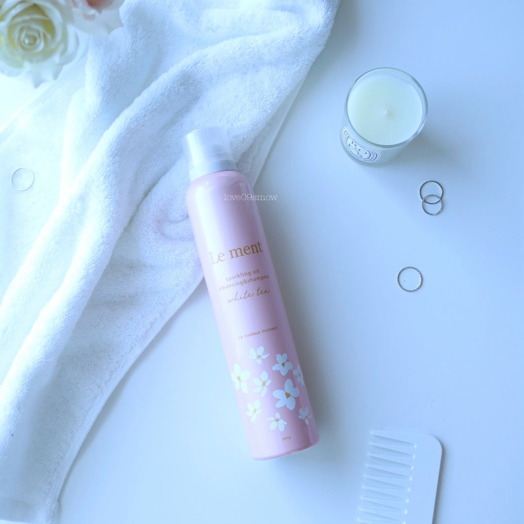 ルメント スパークリングオイル クレンジング&シャンプー ホワイトティー/Le ment/市販シャンプーを使ったクチコミ(2枚目)