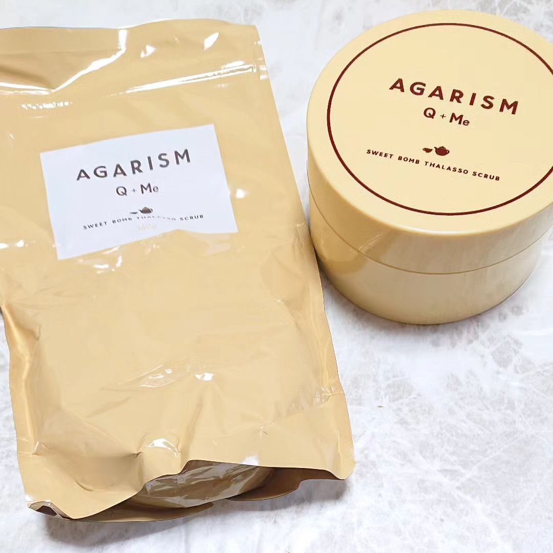 Q+Me スウィートボムタラソスクラブレモンティーの香り/AGARISM/バストケア・ヒップケアを使ったクチコミ（1枚目）