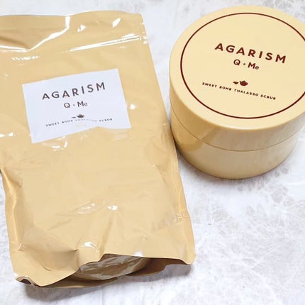 Q+Me スウィートボムタラソスクラブレモンティーの香り 360g/AGARISM/バスト・ヒップケアを使ったクチコミ(1枚目)