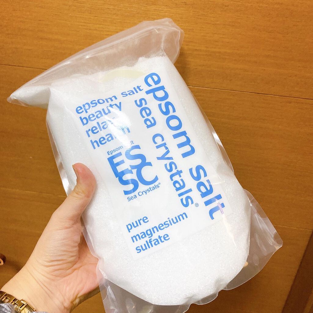 シークリスタルス エプソムソルト オリジナル/sea crystals/無機塩系入浴剤を使ったクチコミ（2枚目）