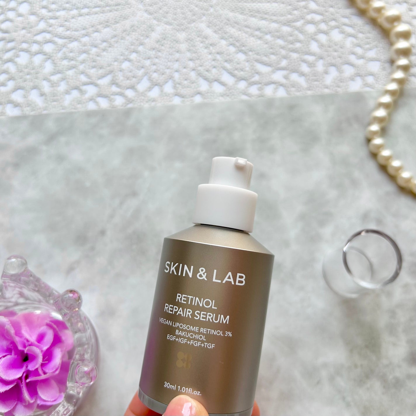 ヴィーガンリポソームレチノールセラム/SKIN&LAB/美容液を使ったクチコミ(3枚目)