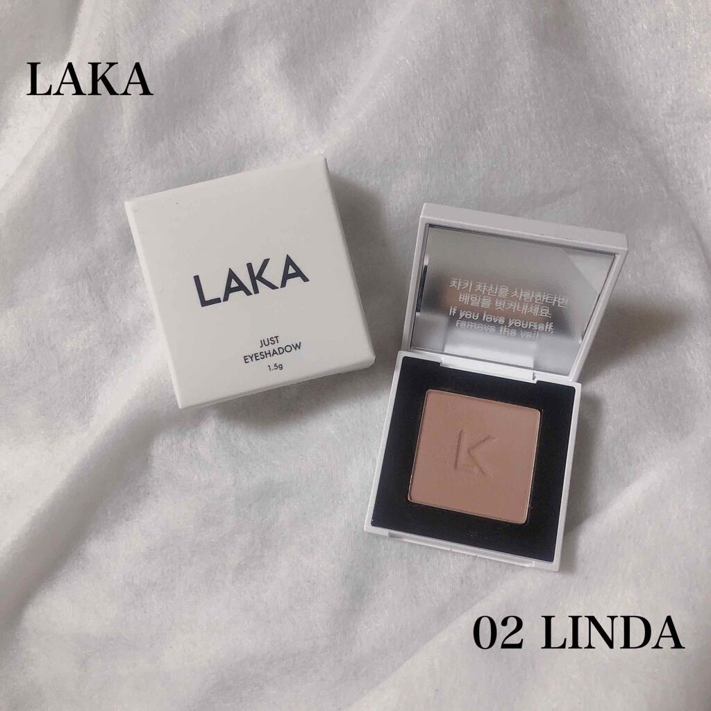ジャストアイシャドウ/Laka/単色アイシャドウを使ったクチコミ(1枚目)