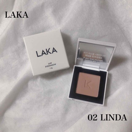 ジャストアイシャドウ/Laka/単色アイシャドウを使ったクチコミ(1枚目)