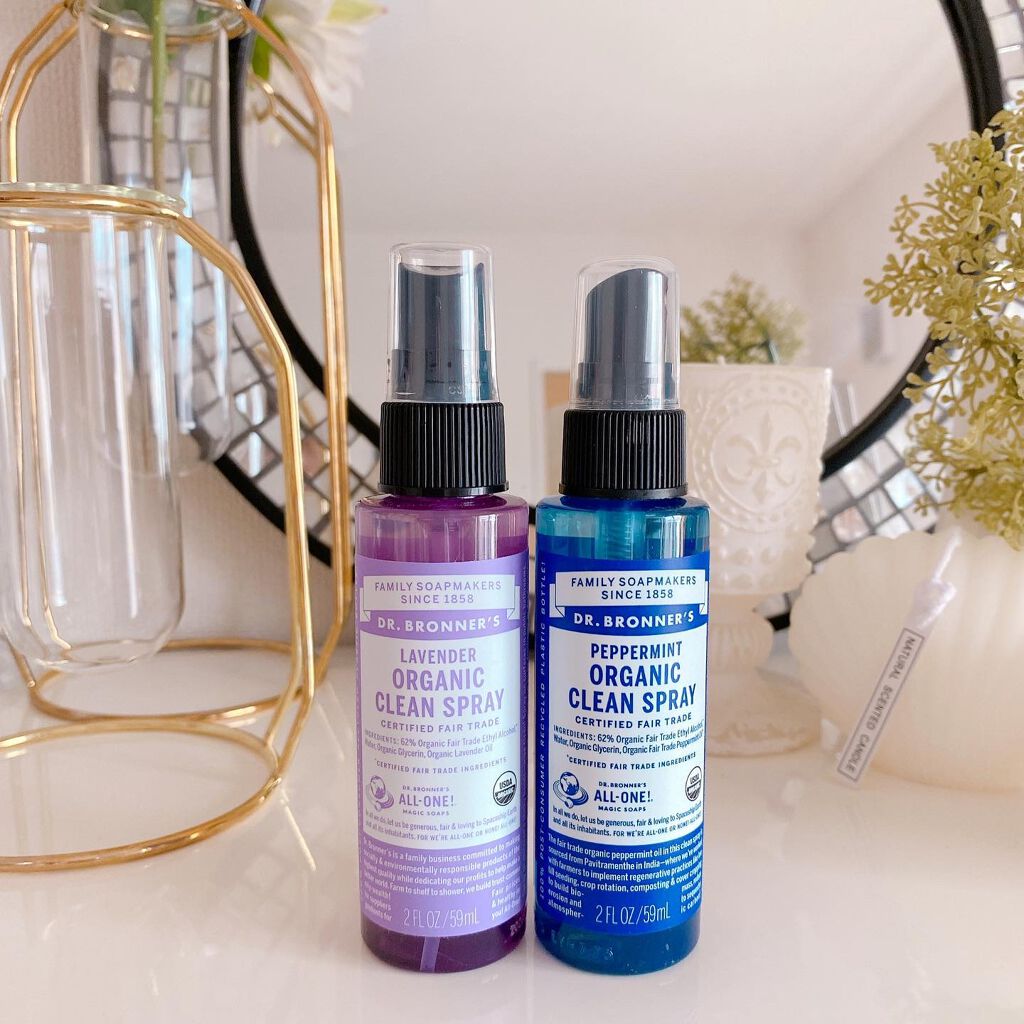 オーガニッククリーンスプレー ラベンダー/Dr. Bronner's Magic Soaps(海外)/その他を使ったクチコミ(8枚目)