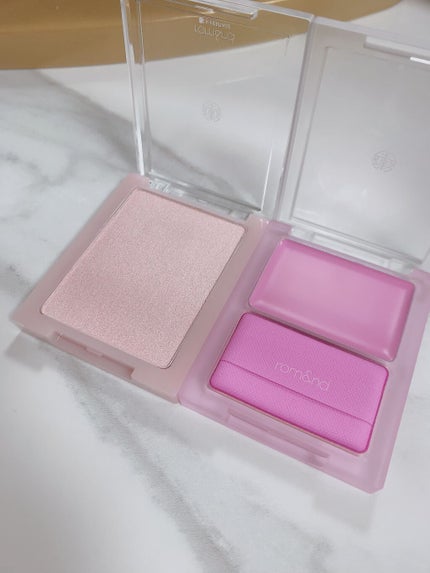 シースルーメルティングチーク/rom&nd/ジェル・クリームチークを使ったクチコミ(1枚目)