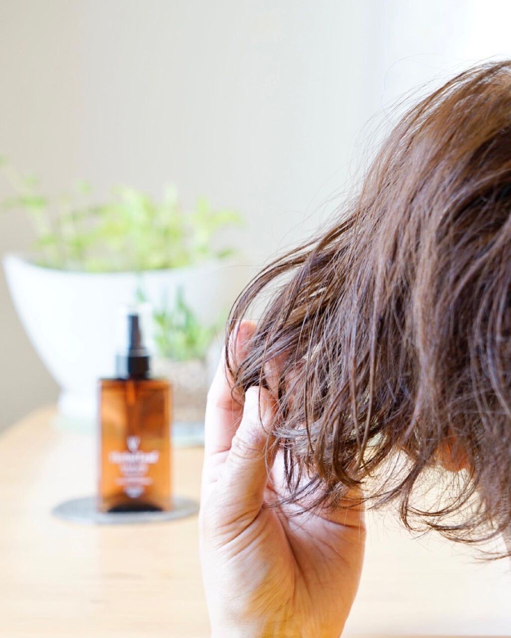 オーガニックヘアオイル フレッシュティーの香り/ハーバルリーフ/ヘアオイルを使ったクチコミ(1枚目)