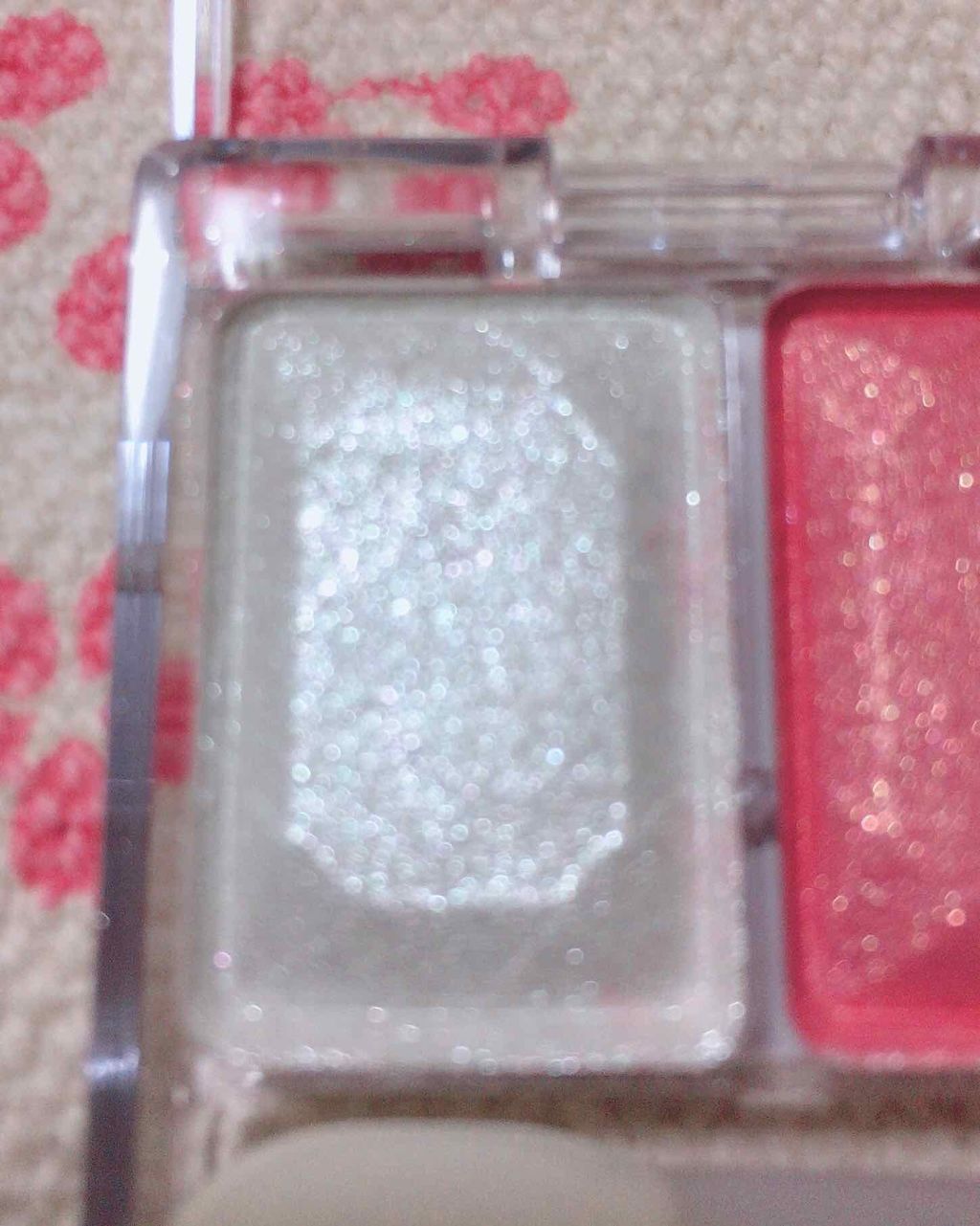 ツーカラー アイシャドウ ラメシリーズ/CEZANNE/アイシャドウパレットを使ったクチコミ（2枚目）