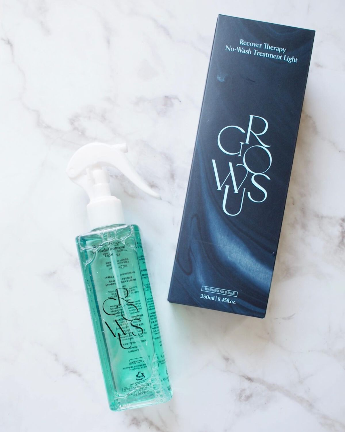 洗い流さないトリートメントライト/GROWUS/アウトバストリートメントを使ったクチコミ(2枚目)