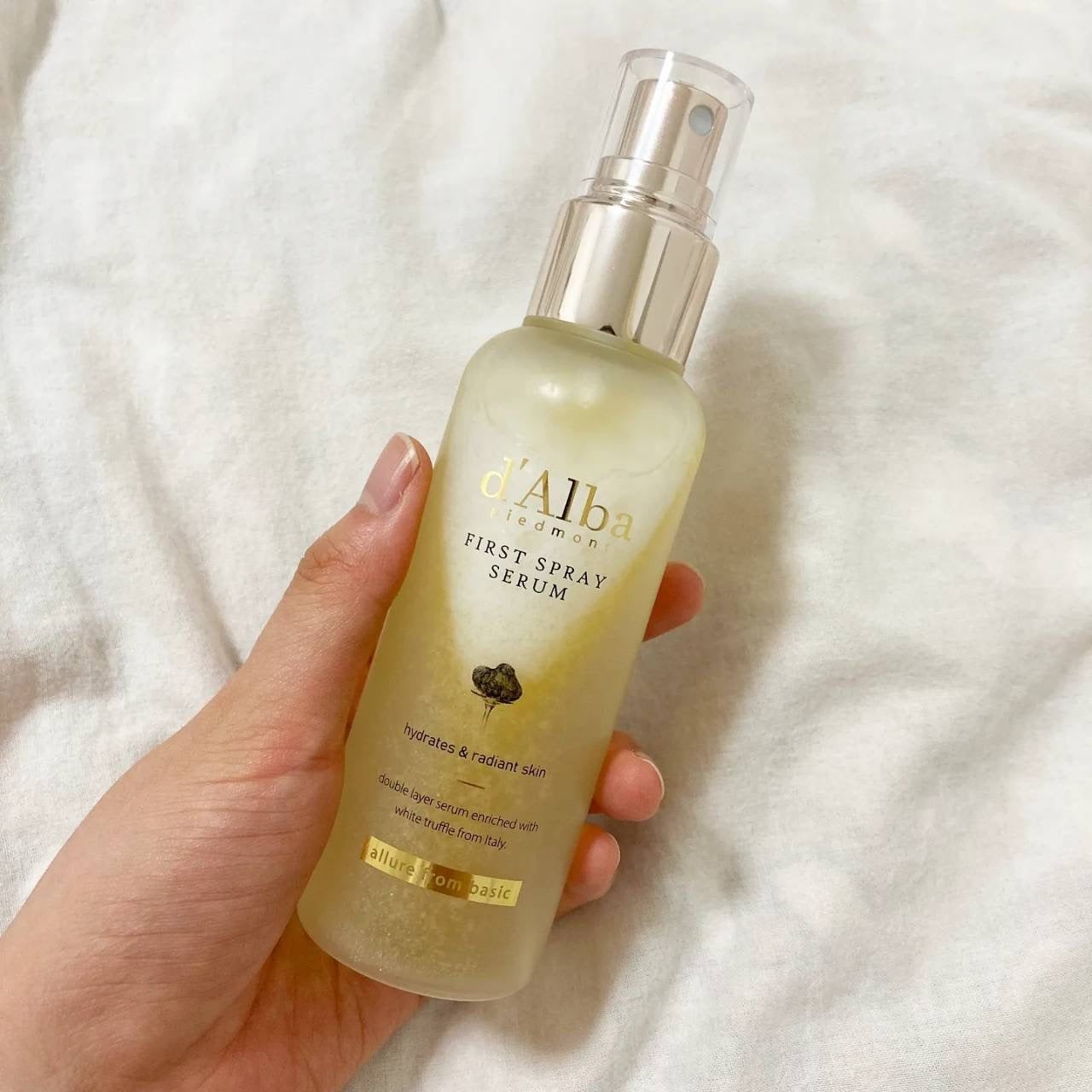 ダルバ ホワイトトリュフファーストスプレーセラム/ダルバ/ミスト状化粧水を使ったクチコミ(2枚目)