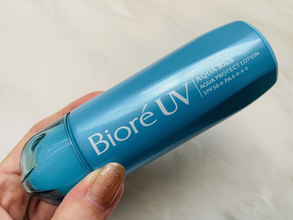 ビオレUV アクアリッチ アクアプロテクトローション(水層パック)/ビオレ/日焼け止めローションを使ったクチコミ（1枚目）