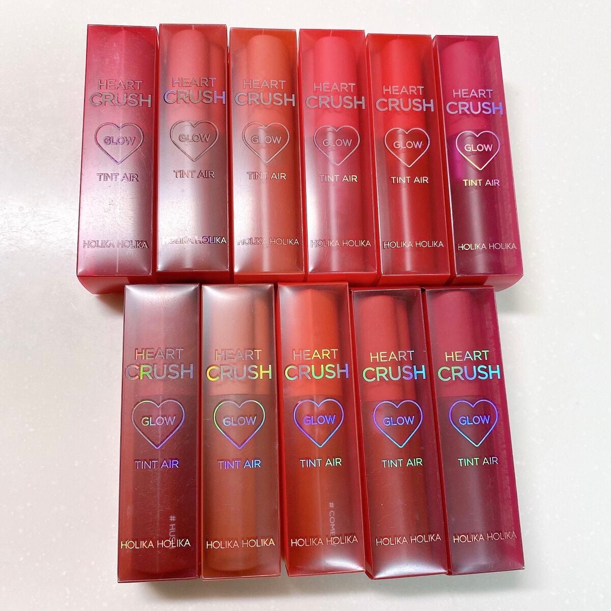 ホリカホリカ ハートクラッシュグローティントエアー/HOLIKA HOLIKA/リップティントを使ったクチコミ(4枚目)