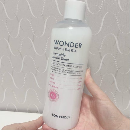 Wonder Ceramide Mochi Toner(トニーモリーワンダーCモチトナー)/TONYMOLY/化粧水を使ったクチコミ(1枚目)