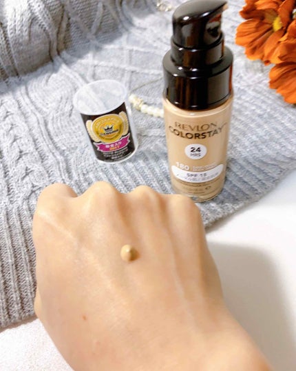 カラーステイ メイクアップ N/REVLON/リキッドファンデーションを使ったクチコミ(4枚目)