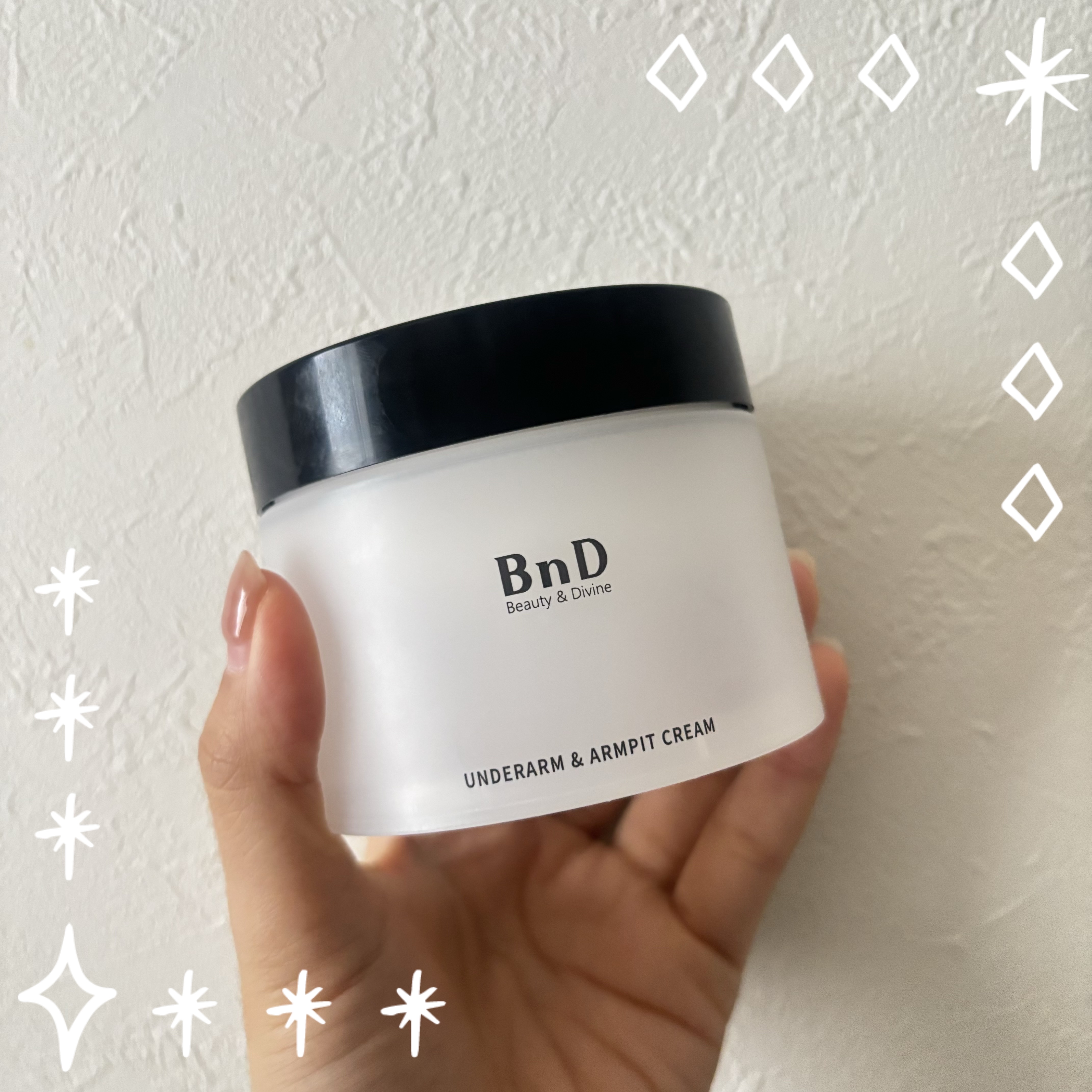 BnDアンダーアームクリーム(ボディクリーム)/BnD/デリケートゾーンケアを使ったクチコミ（1枚目）
