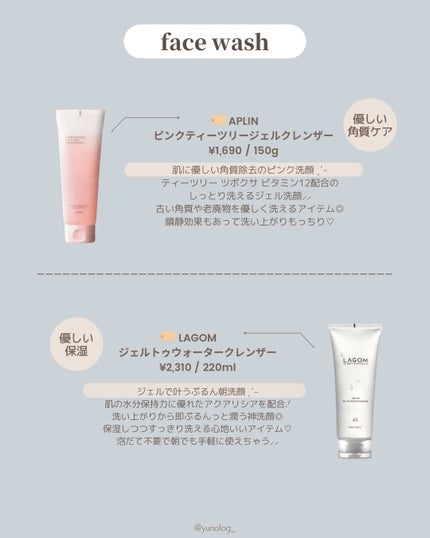 ラゴム ジェルトゥウォーター クレンザー(朝用洗顔)/LAGOM /その他洗顔料を使ったクチコミ(4枚目)