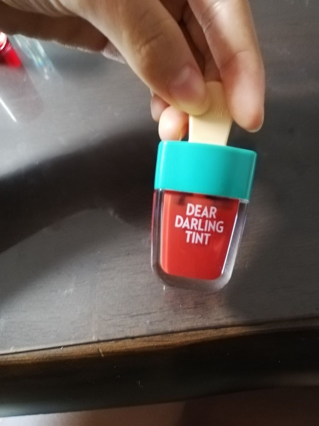 ディアダーリン ウォータージェルティント （アイスティント）/ETUDE/口紅を使ったクチコミ（1枚目）