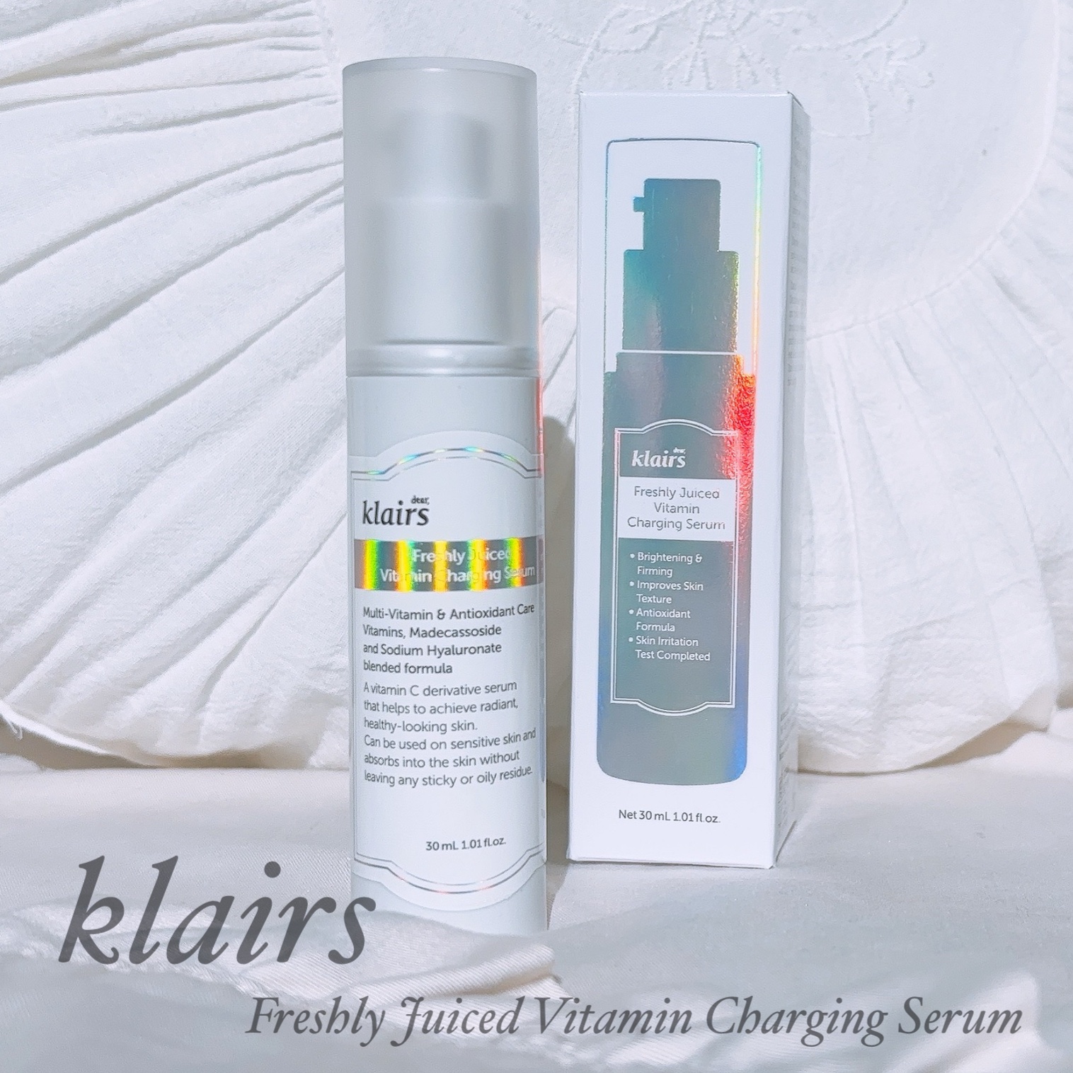 フレッシュリージュースドビタミンチャージングセラム(30ml)/Klairs/美容液を使ったクチコミ（1枚目）