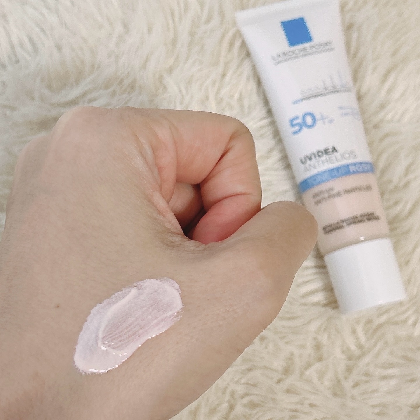 UVイデア XL プロテクショントーンアップ ローズ/ラ ロッシュ ポゼ/日焼け止めクリームを使ったクチコミ（2枚目）