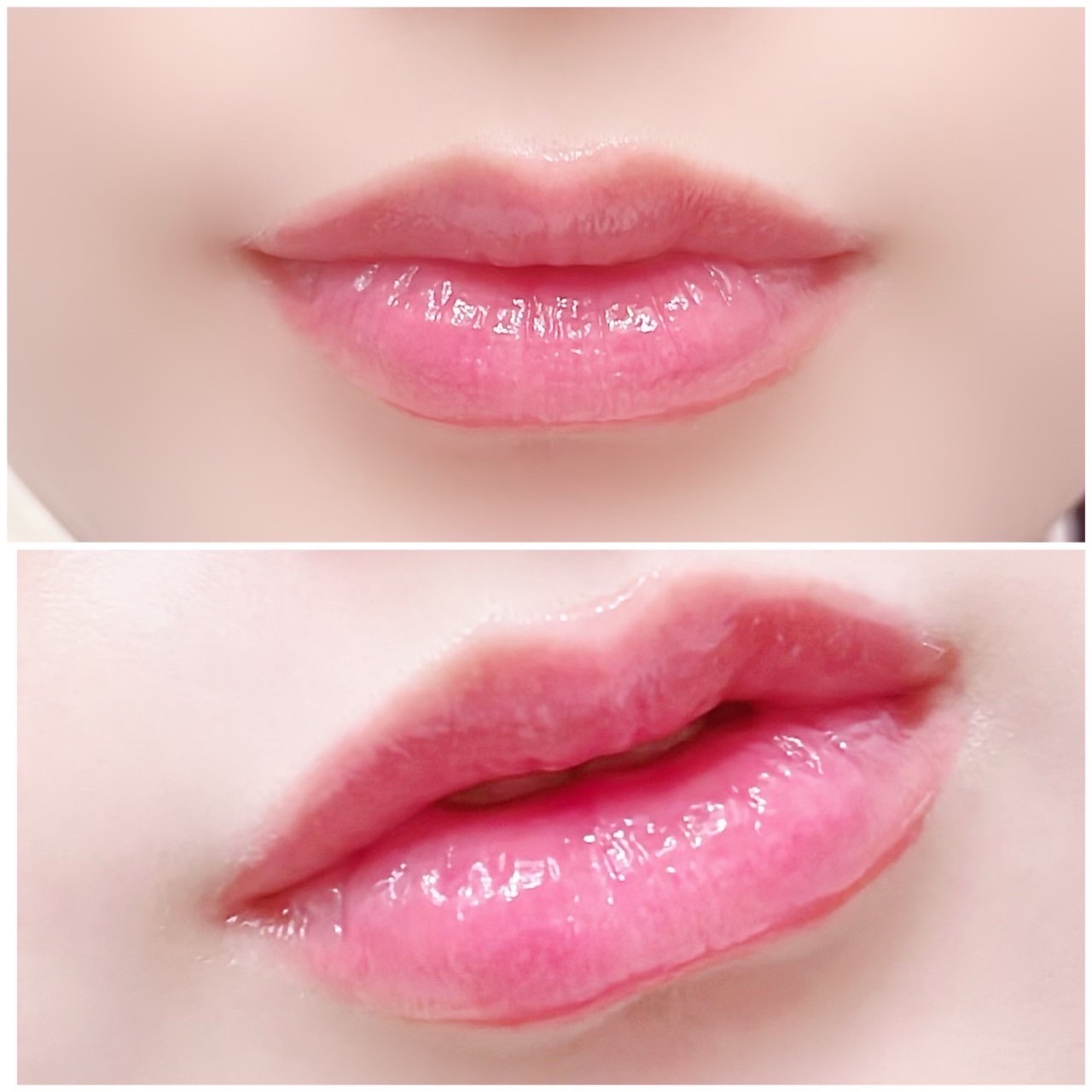 ジューシーグロス コーラルピンク/MIRIMU/リップグロスを使ったクチコミ（3枚目）