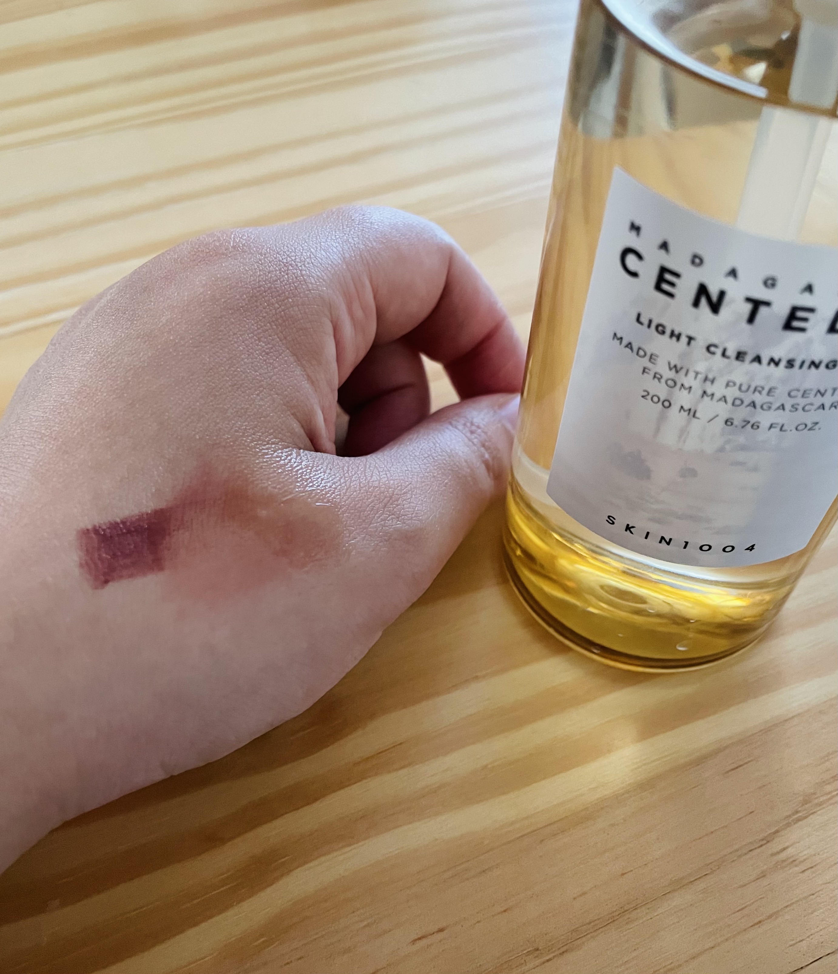 センテラ ライトクレンジングオイル/SKIN1004/オイルクレンジングを使ったクチコミ（2枚目）