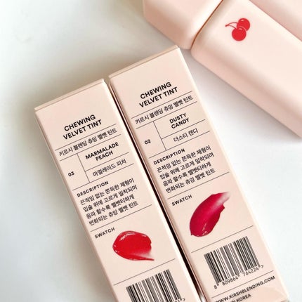 チューインガムベルベットティント/KIRSH(キルシー)/リップティントを使ったクチコミ(5枚目)