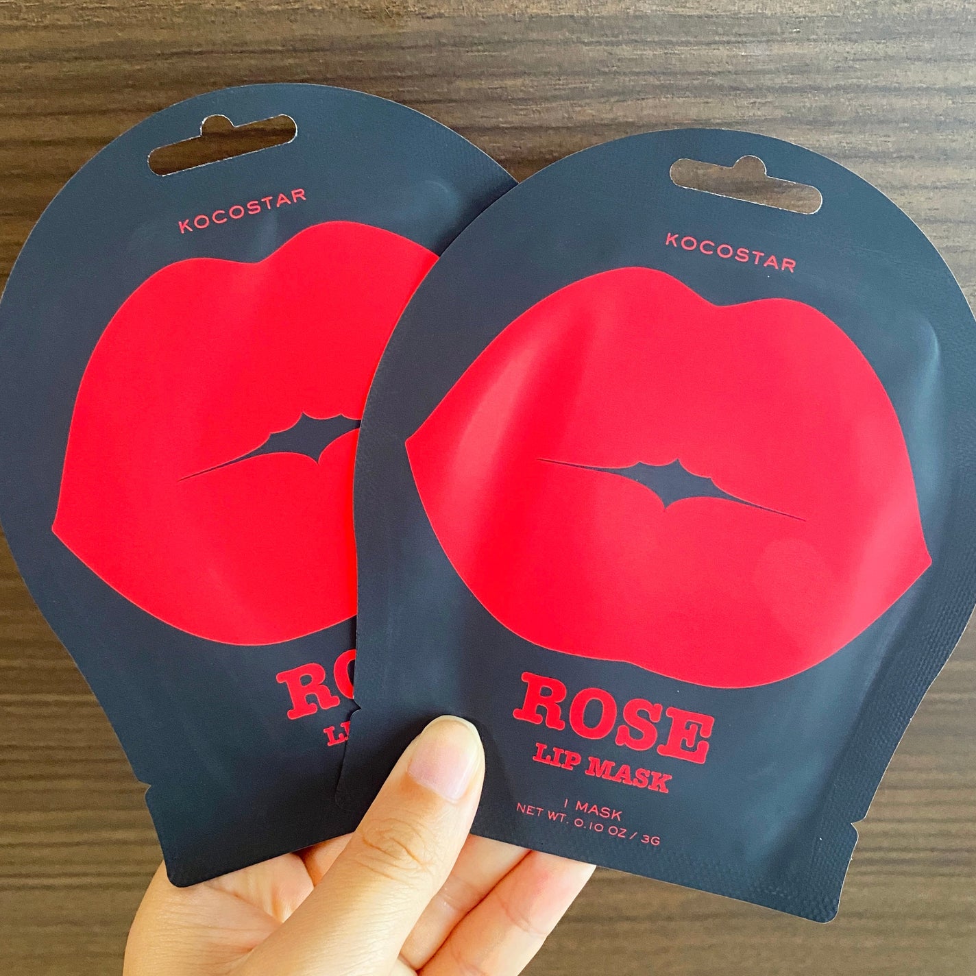 リップマスク ローズ/KOCOSTAR(ココスター)/シートマスク・パックを使ったクチコミ(3枚目)