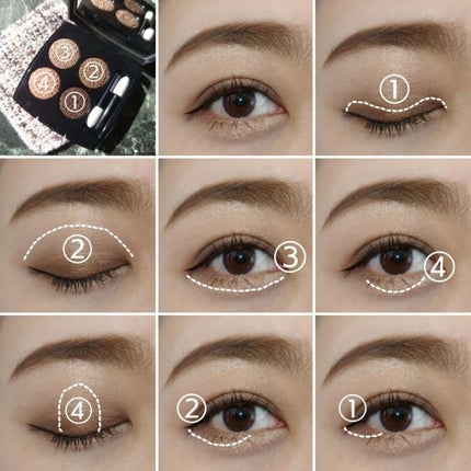 レ キャトル オンブル ツイード/CHANEL/アイシャドウパレットを使ったクチコミ(4枚目)