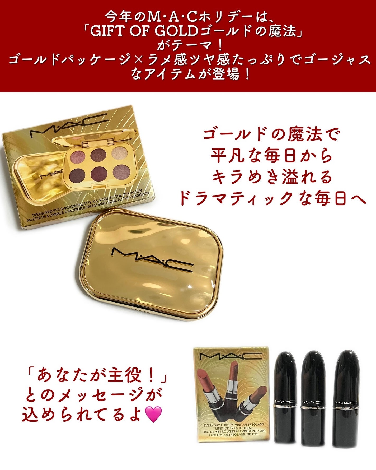 トレジャー アイシャドウ パレット ×6/M・A・C/アイシャドウパレットを使ったクチコミ(2枚目)