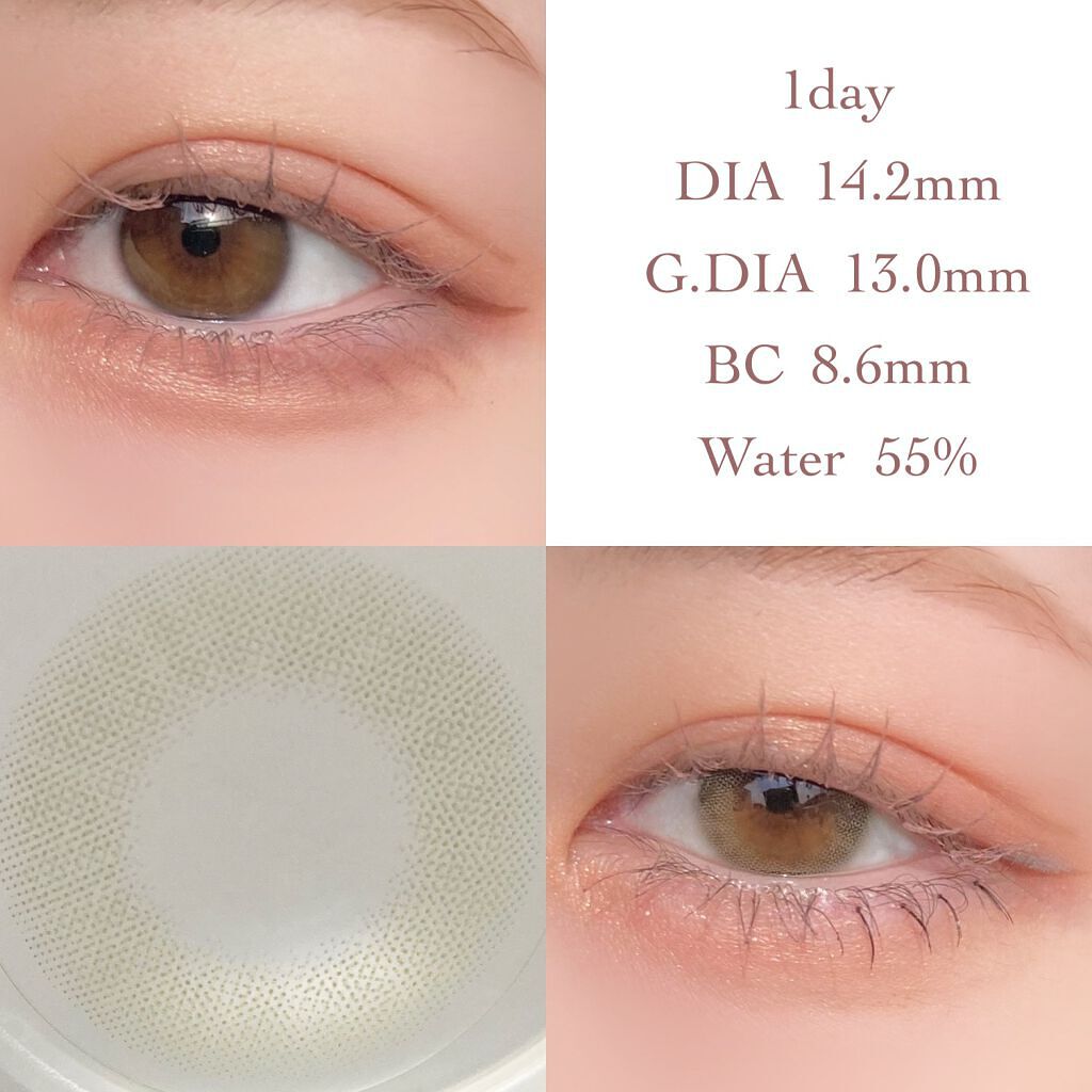 perse 1day/perse/ワンデー(1DAY)カラコンを使ったクチコミ(9枚目)