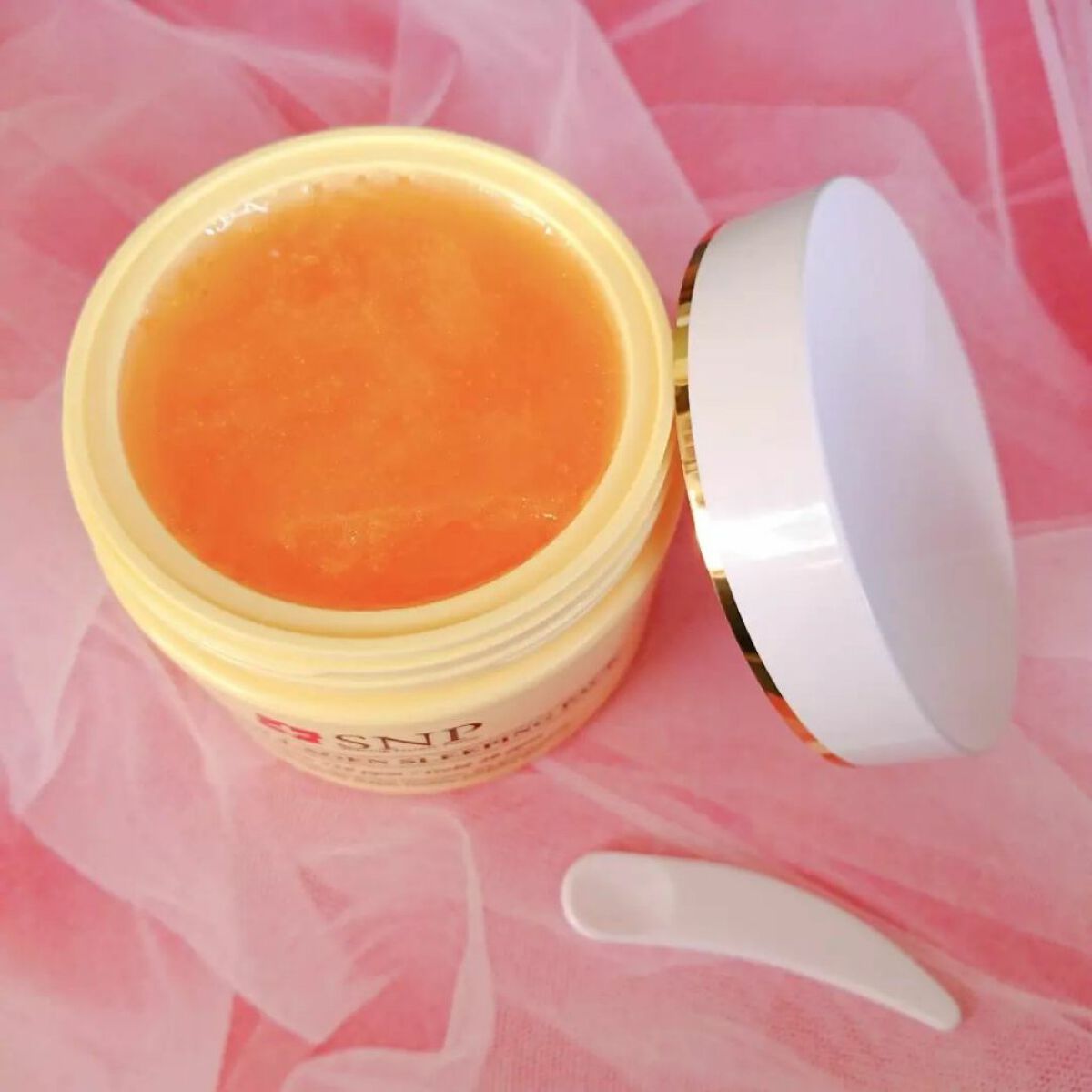 SNP ゴールド コラーゲン スリーピング パック/SNP/シートマスク・パックを使ったクチコミ（3枚目）