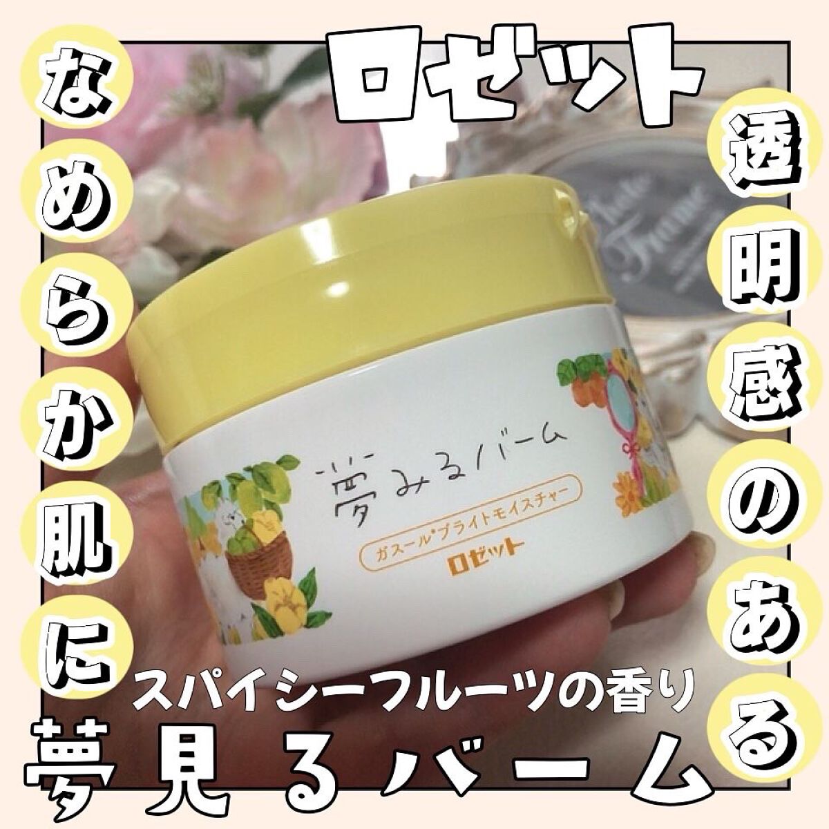 夢みるバーム ガスールブライトモイスチャー /ロゼット/クレンジングバームを使ったクチコミ(1枚目)