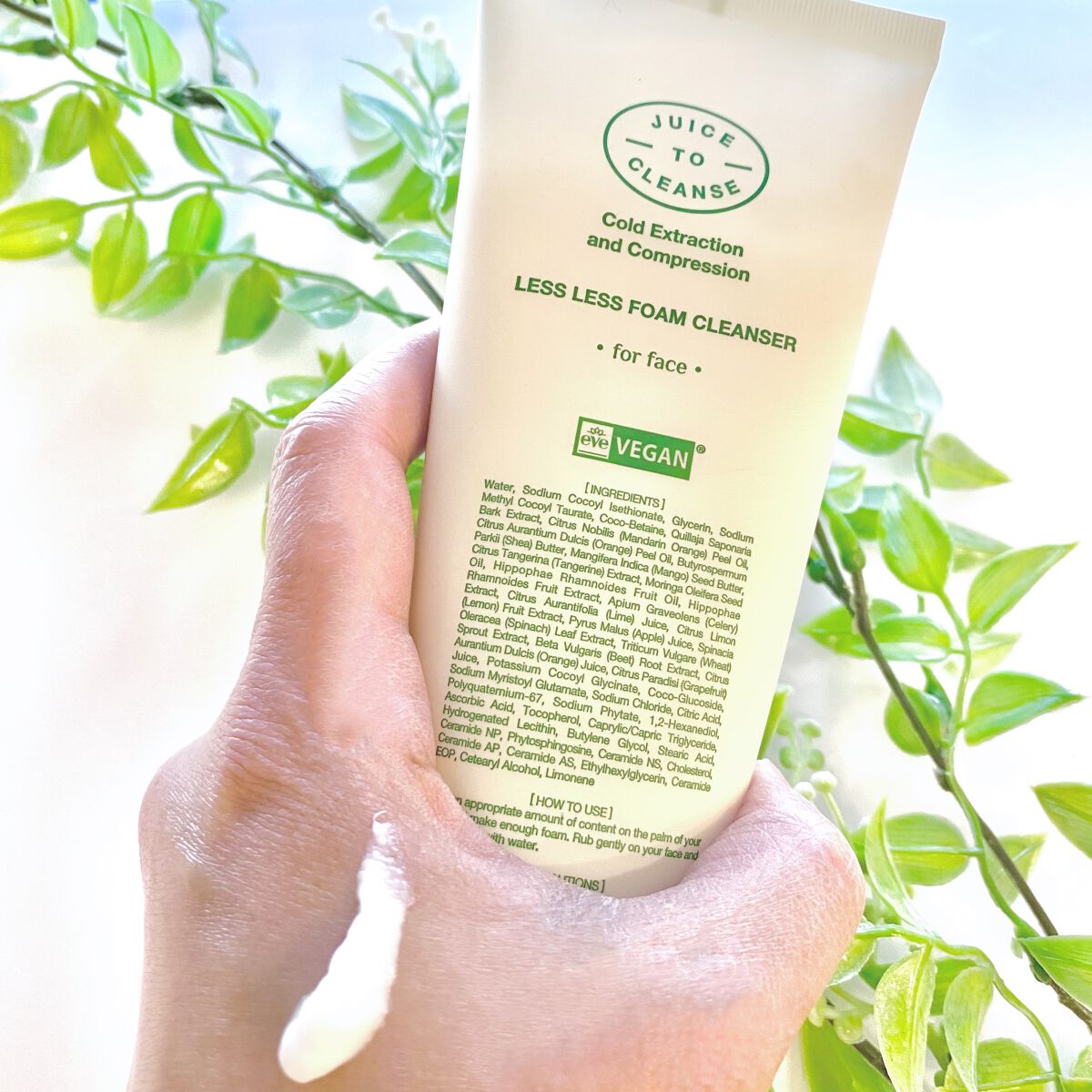 レスレスフォームクレンザー/JUICE TO CLEANSE/洗顔フォームを使ったクチコミ（2枚目）