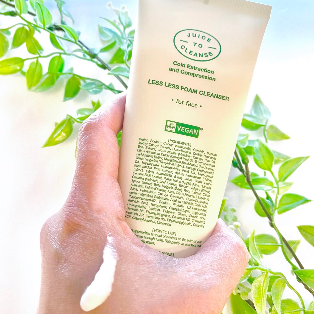 レスレスフォームクレンザー/JUICE TO CLEANSE/洗顔フォームを使ったクチコミ(2枚目)