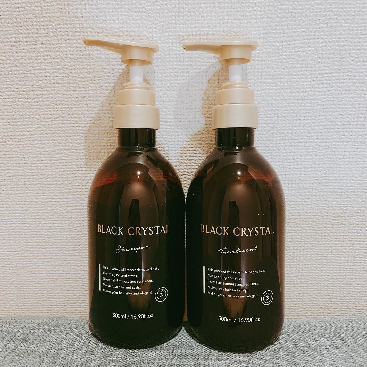 ブラッククリスタル シャンプー & トリートメント/BLACK CRYSTAL/サロンシャンプーを使ったクチコミ(1枚目)
