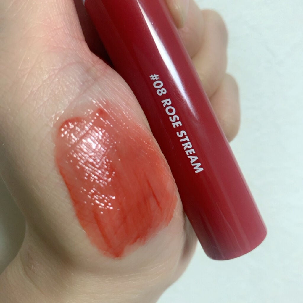 グラスティングウォーターティント/rom&nd/リップティントを使ったクチコミ(2枚目)